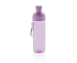 RPET bottle with detachable lid and carry handle, 600 ml colour violet