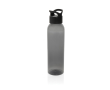 RPET gym bottle with screw cap, 650 ml colour black