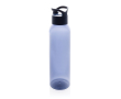 RPET gym bottle with screw cap, 650 ml colour navy-blue