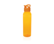 RPET gym bottle with screw cap, 650 ml colour orange
