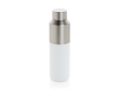 Recycled steel thermal bottle with leakproof cap, 600 ml colour white