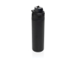 Double-wall recycled stainless steel bottle, 720 ml colour black