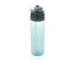 Lightweight recycled rPET bottle, dual leak-proof lid, 800ml colour blue