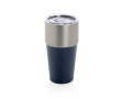 Recycled stainless steel thermal tumbler, anti-drip, 500 ml colour navy-blue