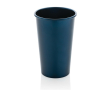 Single-wall cup in recycled aluminium for drinks, 450 ml colour navy-blue