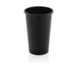 Single-wall cup in recycled aluminium for drinks, 450 ml colour black