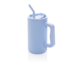 Elegant thermal mug in recycled stainless steel, 800 ml colour light blue