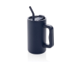 Elegant thermal mug in recycled stainless steel, 800 ml colour navy-blue