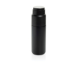Vacuum insulated anti-drip flask with integrated cup 500 ml colour black