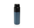 Vacuum insulated anti-drip flask with integrated cup 500 ml colour navy-blue