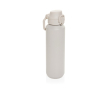 Recycled stainless steel sports bottle, lockable leak-proof lid, 600ml colour beige