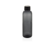 Recycled rPET bottle, grip, wavy design, handle, 750ml colour black