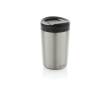 Sustainable thermal mug with modern design, 300 ml colour silver