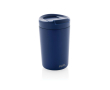 Sustainable thermal mug with modern design, 300 ml colour royal blue