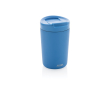 Sustainable thermal mug with modern design, 300 ml colour blue