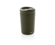 Sustainable thermal mug with modern design, 300 ml colour green