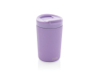 Sustainable thermal mug with modern design, 300 ml colour violet