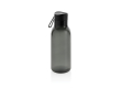 100% RPET bottle with carry handle and printed logo, 500 ml colour black