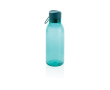 100% RPET bottle with carry handle and printed logo, 500 ml colour turquoise