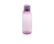 100% RPET bottle with carry handle and printed logo, 500 ml colour violet