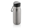 Mini bottle with leakproof cap and carry handle, 150 ml colour silver