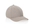 Recycled cotton cap, 6-panel, mottled fabric, 200 g/m² colour off white