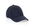 Recycled cotton cap, 6-panel, mottled fabric, 200 g/m² colour navy-blue