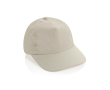 Lightweight, breathable 5-panel cap in recycled nylon colour beige