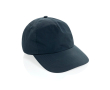 Lightweight, breathable 5-panel cap in recycled nylon colour navy-blue