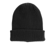 Sustainable double-knit winter hat, Impact Polylana colour black