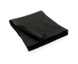 Sustainable knitted scarf, Impact Polylana® colour black