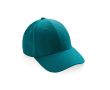 6-panel recycled cotton cap with AWARE™ tracer, 280 g/m² colour green