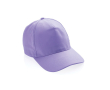 Branded recycled cotton cap, 280 g/m2 (XI) colour lilac
