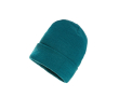 Sustainable promotional beanies from recycled material colour pastel green