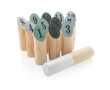 Wooden scatter game set for promotional gifting colour brown