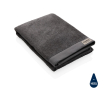 High-absorption spa-style bath towel, 500 g/m² colour titanium