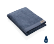 High-absorption spa-style bath towel, 500 g/m² colour blue