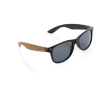 Recycled logo sunglasses with UV400 protection colour black