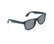 Promotional sunglasses in recycled plastic, UV400 colour navy-blue