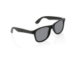 Promotional sunglasses in recycled plastic, UV400 colour black