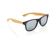 Recycled plastic and bamboo sunglasses, UV400 colour black