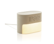 Eco alarm clock, gradual light, relaxing soundscapes colour beige