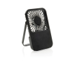 Rechargeable desktop fan with 3 speeds 5W 1,200 mAh colour black