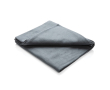 Light polar fleece blanket with carry pouch, 160 g/m² colour grey