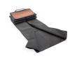 Exclusive foam-padded picnic blanket in RPET colour dark grey