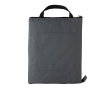 Foldable padded picnic blanket in high-quality RPET colour dark grey