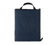 Foldable padded picnic blanket in high-quality RPET colour navy-blue