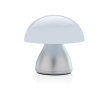 Portable table lamp with touch function and two light modes colour grey
