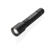 Large recycled aluminium torch with 5 light modes, 500 m range colour black
