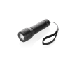 Compact eco rechargeable torch with cord 1W 500 mAh colour black
